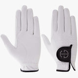 Halter Ego® Competition Gloves - Jet Black Glitter & Crystal Logo - Halter Ego® - Equiluxe Tack