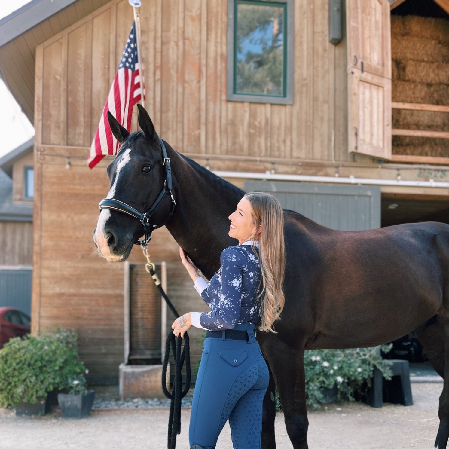 Halter Ego Courtney - Long Sleeve Women's Riding Shirt - Halter Ego® - Equiluxe Tack