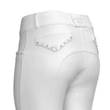 Halter Ego Crystal Evolution Mid - Waist White with White Seat Competition Breeches - Halter Ego® - Equiluxe Tack