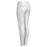 Halter Ego Crystal Evolution Mid - Waist White with White Seat Competition Breeches - Halter Ego® - Equiluxe Tack
