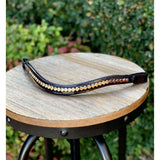 Halter Ego® Crystal Patent Browband - Caramel Honey - Halter Ego® - Equiluxe Tack