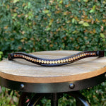 Halter Ego® Crystal Patent Browband - Caramel Honey - Halter Ego® - Equiluxe Tack