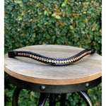 Halter Ego® Crystal Patent Browband - Caramel Honey - Halter Ego® - Equiluxe Tack