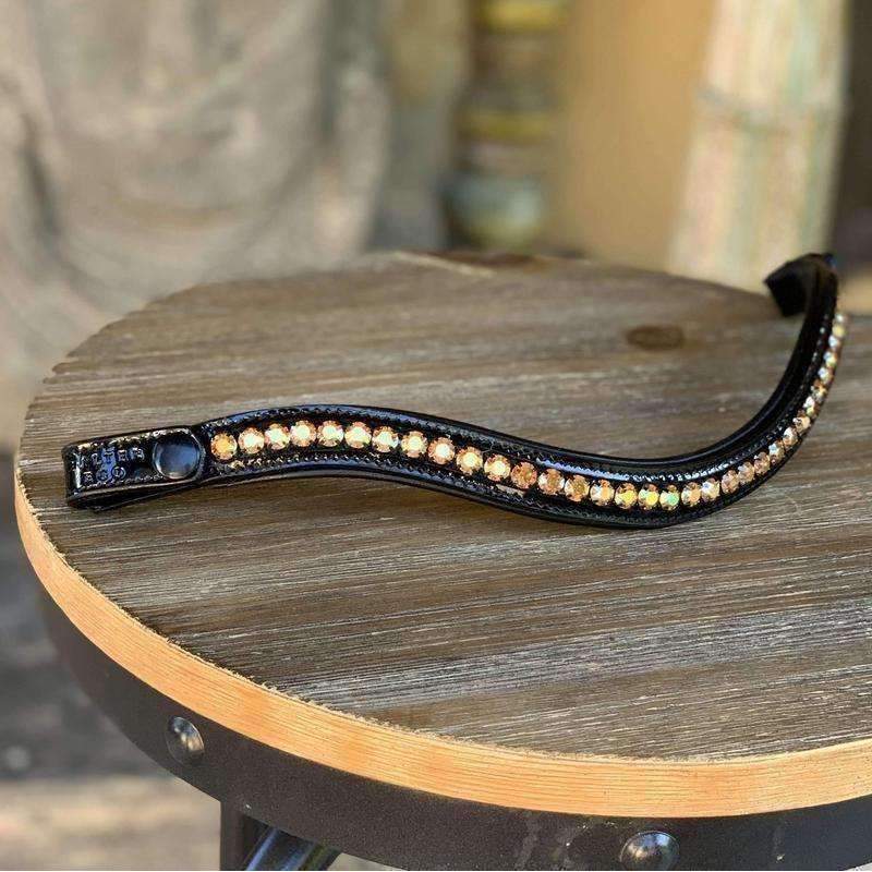 Halter Ego® Crystal Patent Browband - Hello Sunshine - Halter Ego® - Equiluxe Tack