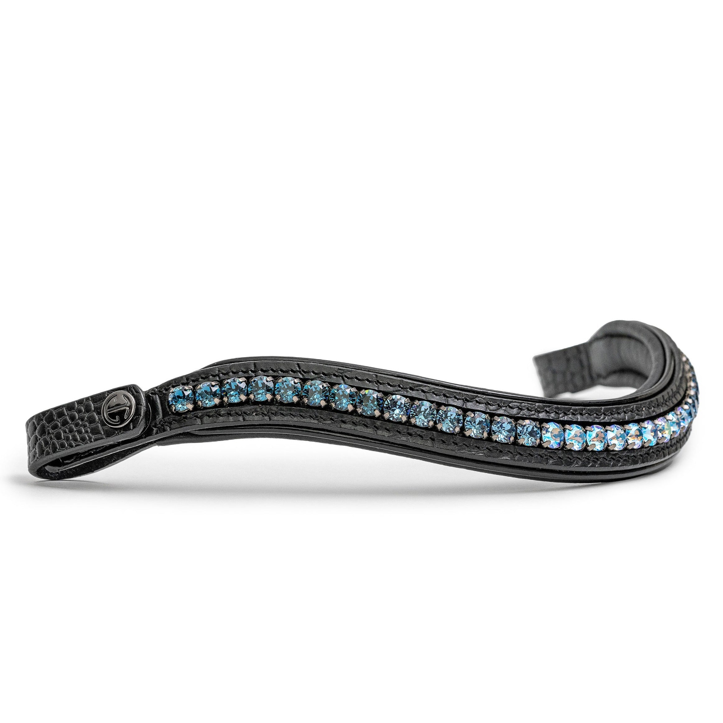Halter Ego Doc Marten Black Leather Snaffle Bridle with Removable Flash - Halter Ego® - Equiluxe Tack