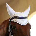 Halter Ego® European Cotton Ear Net - White - Halter Ego® - Equiluxe Tack