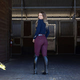 Halter Ego Evolution Full Seat Breeches - Merlot - MID WAIST - Halter Ego® - Equiluxe Tack