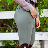 Halter Ego Evolution Full Seat Breeches - Sage Green - Halter Ego® - Equiluxe Tack