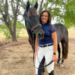 Halter Ego Evolution - High Waisted White Competition Breeches - Halter Ego® - Equiluxe Tack