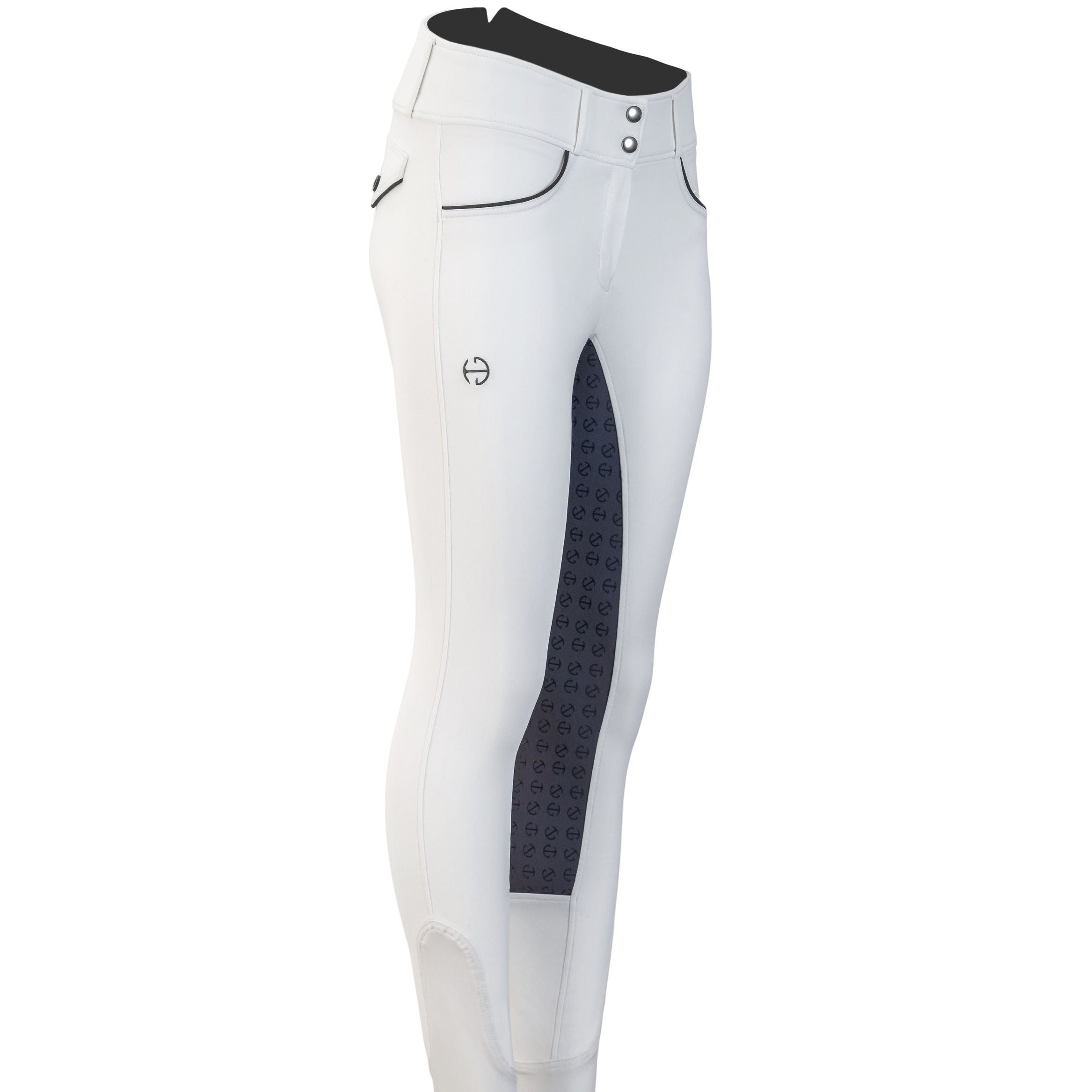 Halter Ego Evolution - High Waisted White Competition Breeches - Halter Ego® - Equiluxe Tack