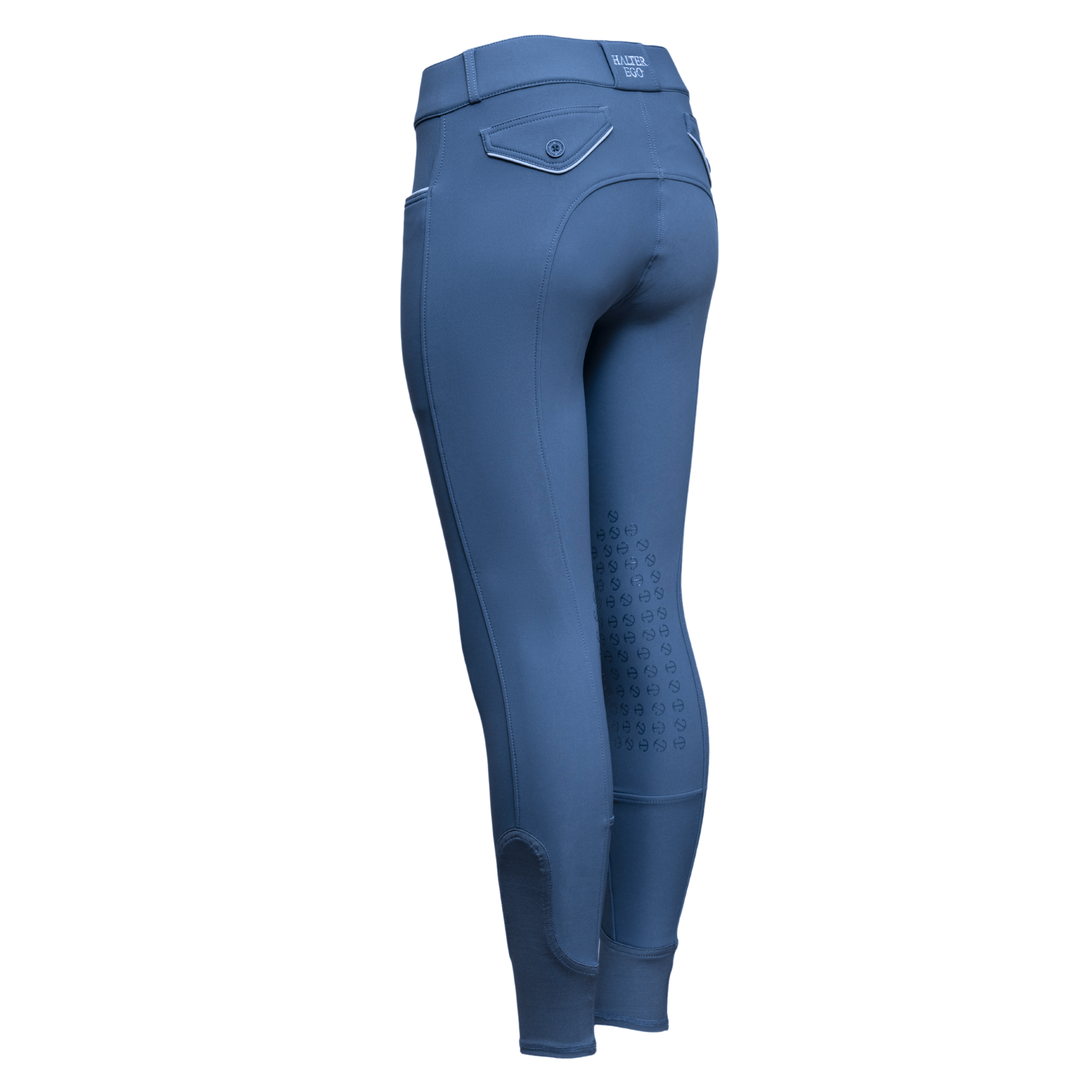 Halter Ego Evolution Knee Patch Breeches - Carolina Blue - Halter Ego® - Equiluxe Tack