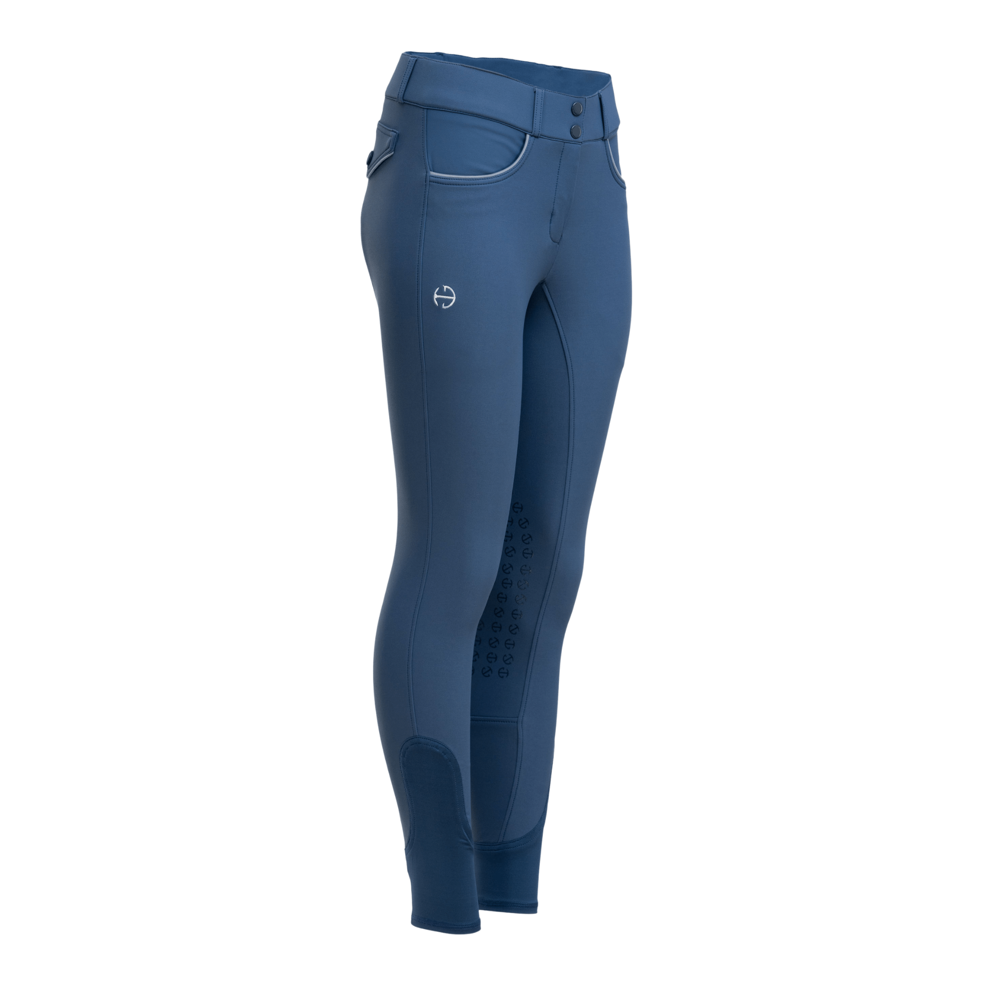 Halter Ego Evolution Knee Patch Breeches - Dark Denim - Halter Ego® - Equiluxe Tack