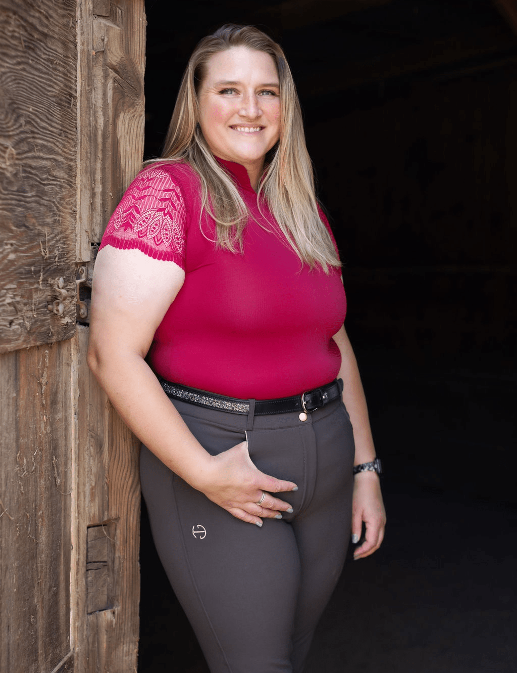 Halter Ego Evolution Knee Patch Breeches - Demitasse - Halter Ego® - Equiluxe Tack