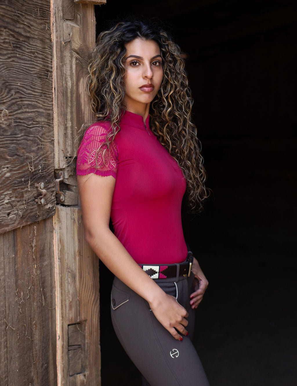 Halter Ego Evolution Knee Patch Breeches - Demitasse - Halter Ego® - Equiluxe Tack