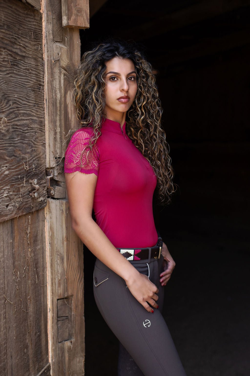 Halter Ego Evolution Knee Patch Breeches - Demitasse - Halter Ego® - Equiluxe Tack