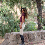 Halter Ego Evolution Knee Patch Breeches - Hunter Beige - Halter Ego® - Equiluxe Tack