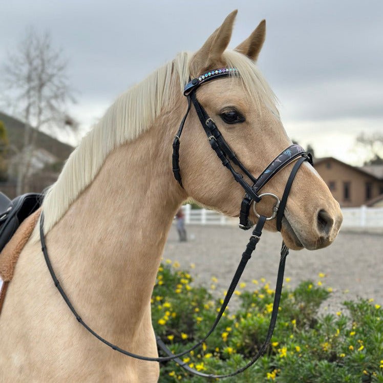 Halter Ego Fleur Snaffle Bridle - Cream Padding - Halter Ego® - Equiluxe Tack