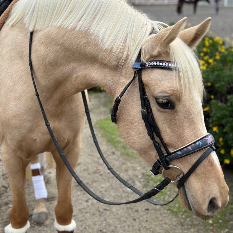 Halter Ego Fleur Snaffle Bridle - Cream Padding - Halter Ego® - Equiluxe Tack