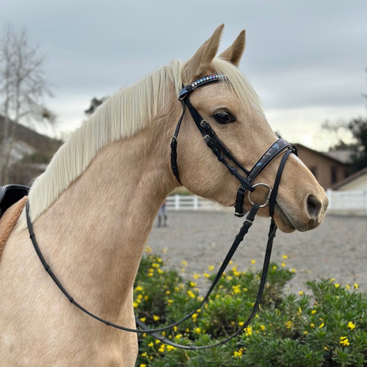 Halter Ego Fleur Snaffle Bridle - Cream Padding - Halter Ego® - Equiluxe Tack