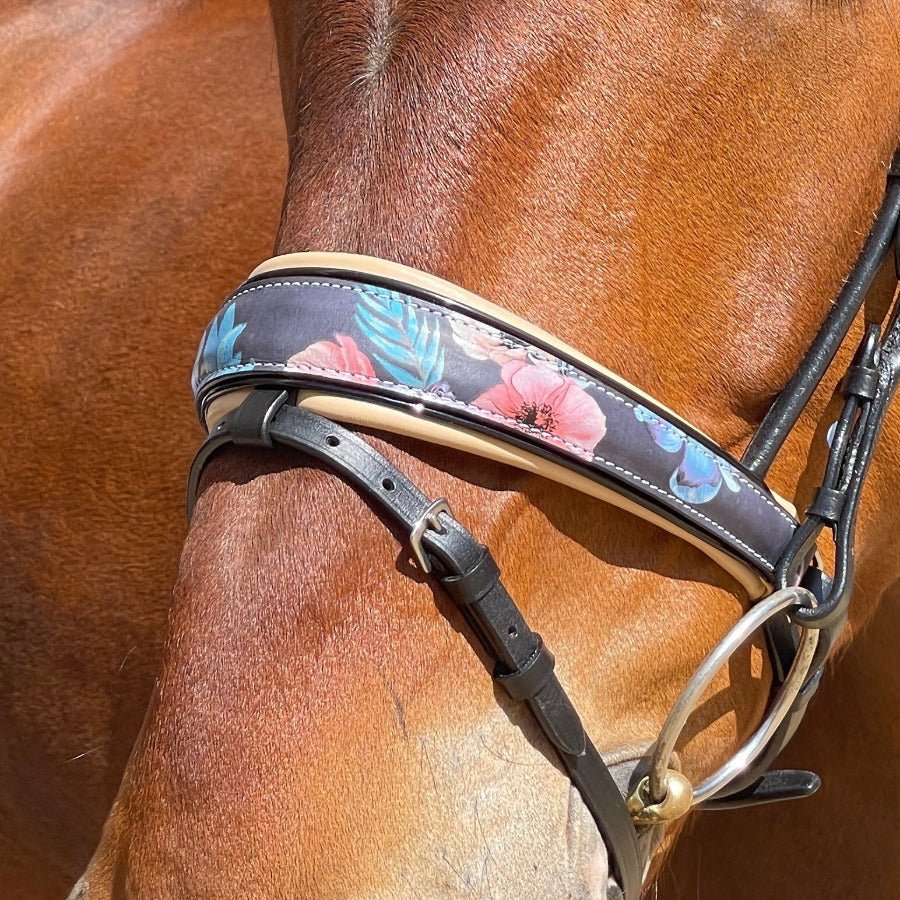 Halter Ego Fleur Snaffle Bridle - Cream Padding - Halter Ego® - Equiluxe Tack