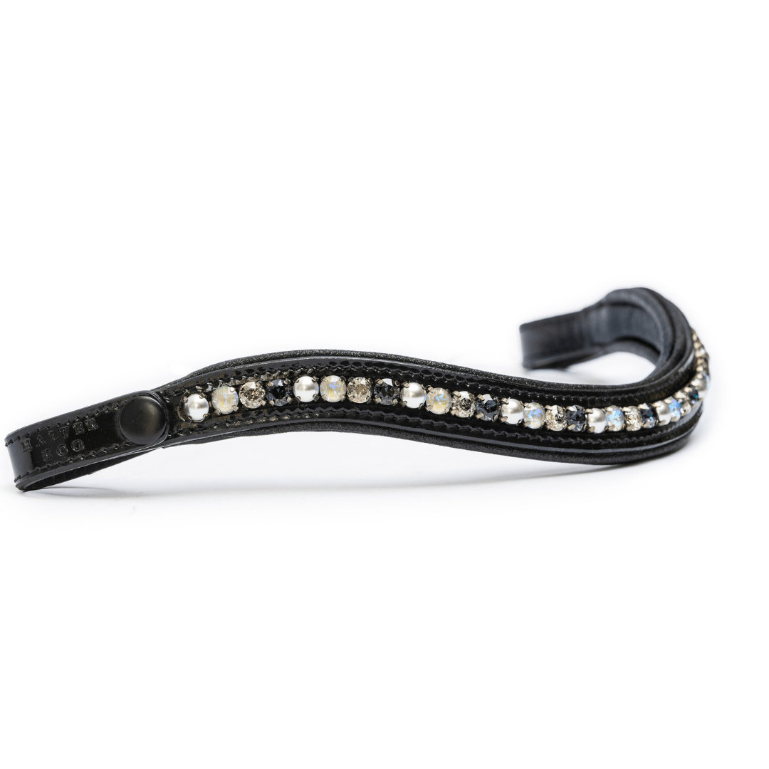 Halter Ego Gatsby Limited Edition Black Patent Snap Browband - Halter Ego® - Equiluxe Tack