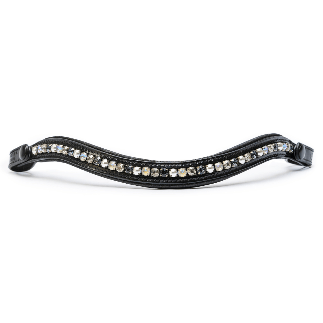 Halter Ego Gatsby Limited Edition Black Patent Snap Browband - Halter Ego® - Equiluxe Tack