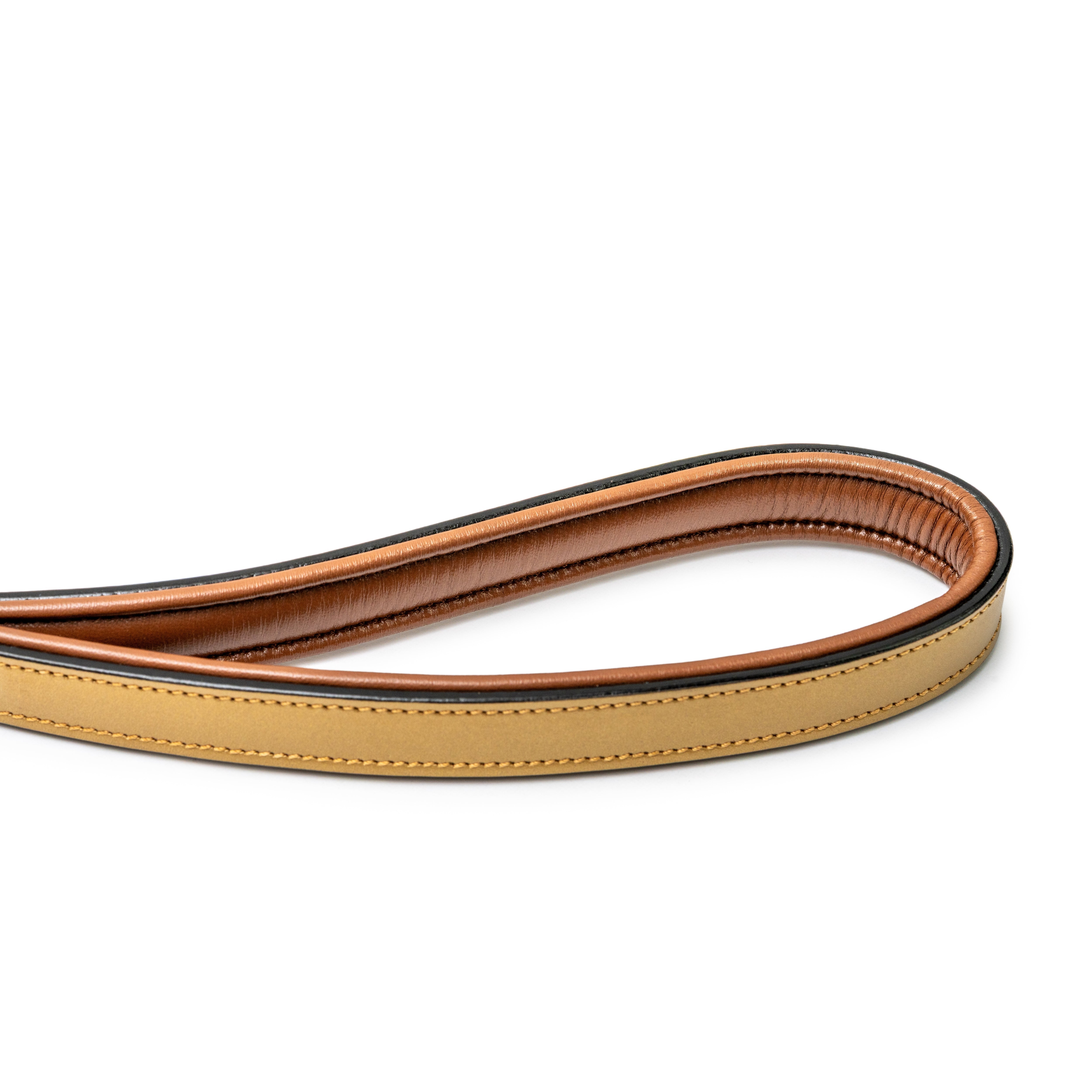 Halter Ego Gilded Solstice Leather Dog Leash - Equiluxe Tack