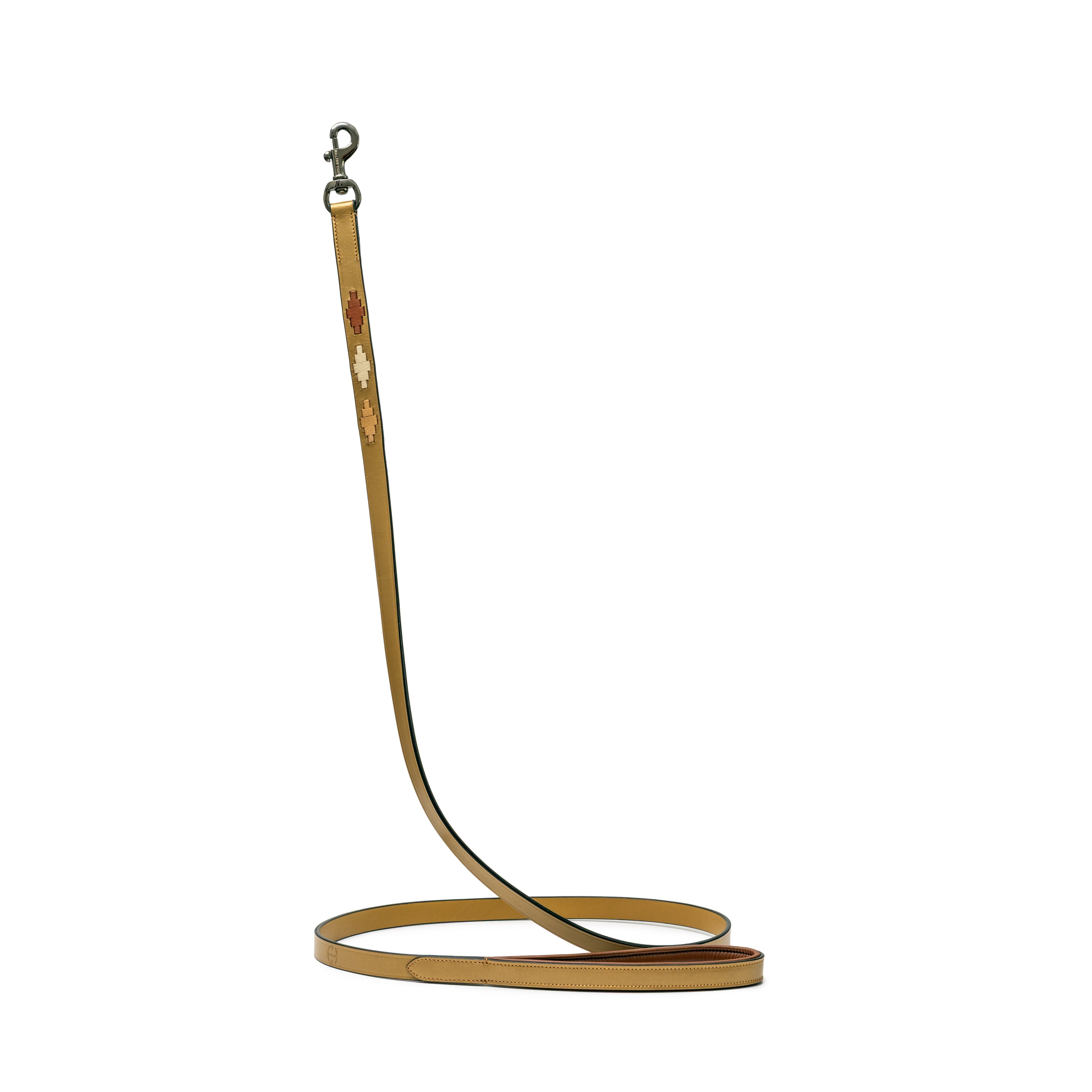 Halter Ego Gilded Solstice Leather Dog Leash - Equiluxe Tack