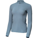 Halter Ego Julia Long Sleeve Riding Shirt - Light Blue - Halter Ego® - Equiluxe Tack
