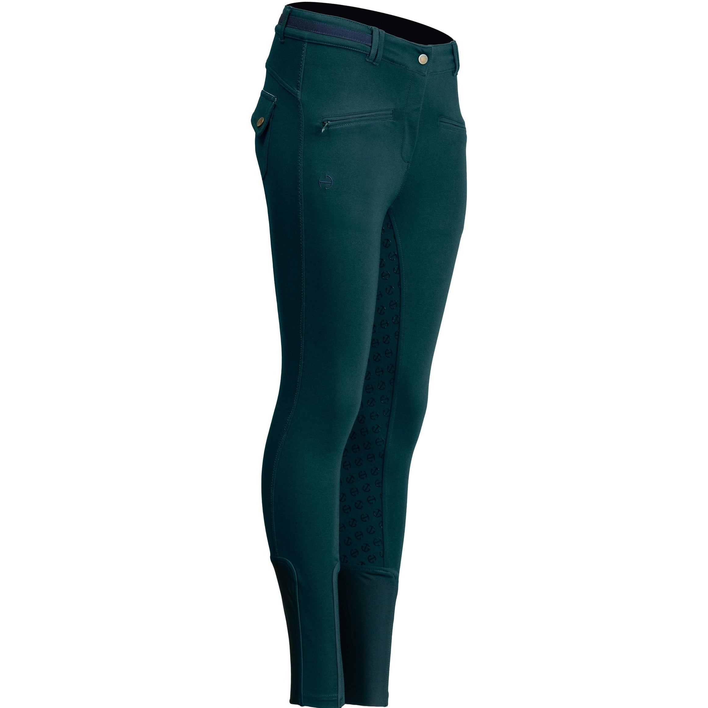 Halter Ego Kimberly Full Seat Breeches - Emerald Green - Halter Ego® - Equiluxe Tack