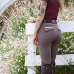 Halter Ego Kimberly Full Seat Breeches - Taupe - Halter Ego® - Equiluxe Tack