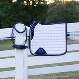 Halter Ego Limited Edition TEAM USA Satin Classic Dressage Saddle Pad (Cob) - Halter Ego® - Equiluxe Tack