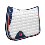 Halter Ego Limited Edition TEAM USA Satin Classic Jump Saddle Pad - Halter Ego® - Equiluxe Tack