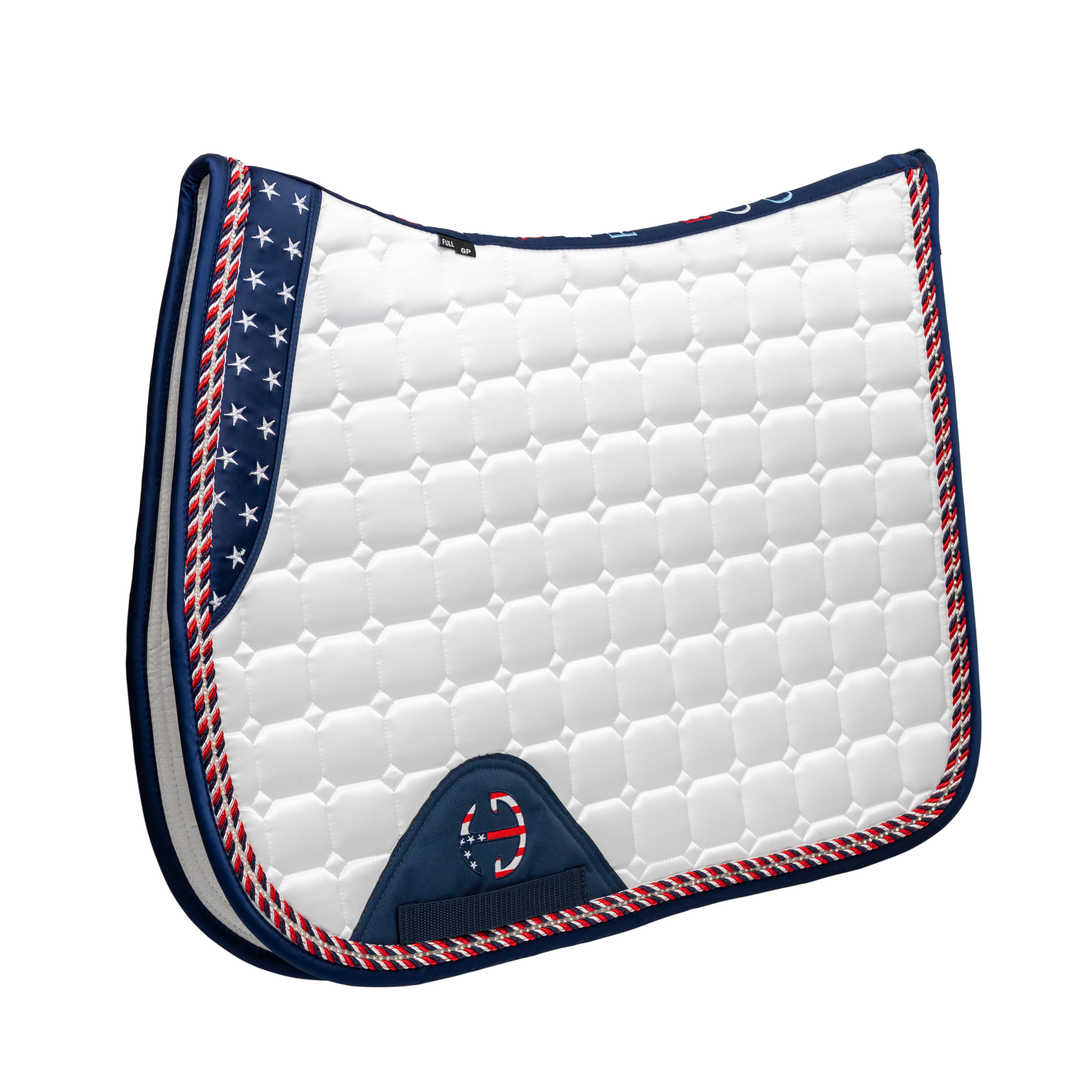 Halter Ego Limited Edition TEAM USA Satin Classic Jump Saddle Pad - Halter Ego® - Equiluxe Tack