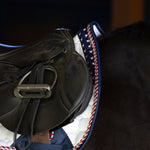 Halter Ego Limited Edition TEAM USA Satin Classic Jump Saddle Pad - Halter Ego® - Equiluxe Tack