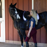 Halter Ego Limited Edition TEAM USA Satin Classic Jump Saddle Pad - Halter Ego® - Equiluxe Tack