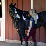 Halter Ego Limited Edition TEAM USA Satin Classic Jump Saddle Pad - Halter Ego® - Equiluxe Tack