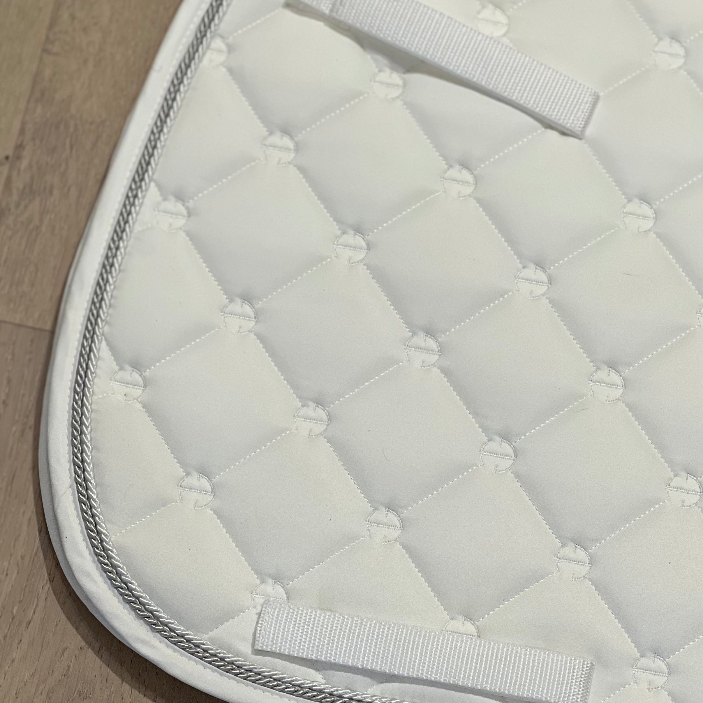 Halter Ego Luxe Jump Saddle Pad - White - Halter Ego® - Equiluxe Tack