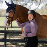 Halter Ego Maia - Long Sleeve Lace Competition Shirt - Halter Ego® - Equiluxe Tack