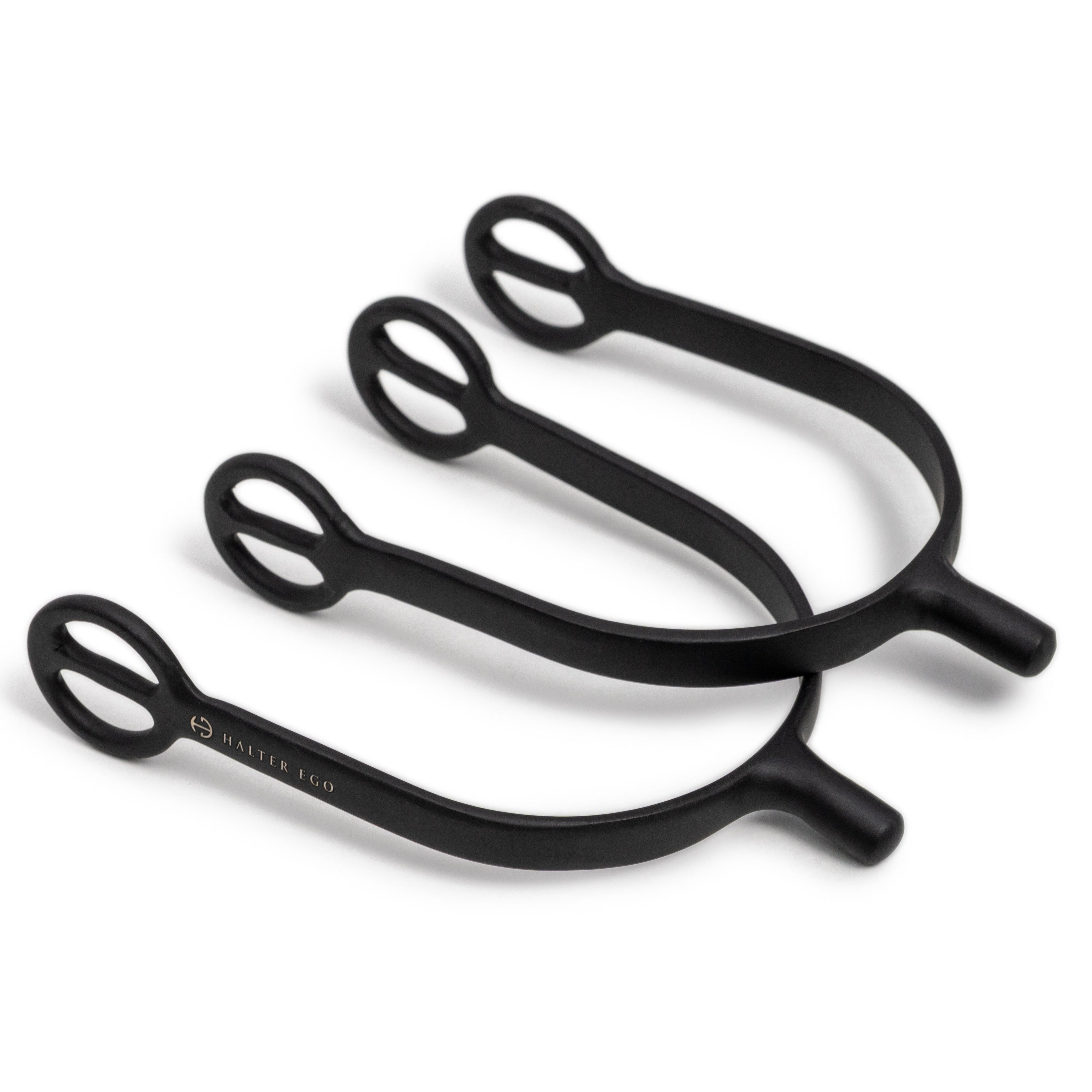 Halter Ego® Matte Black Spurs - Short Shank - Halter Ego® - Equiluxe Tack