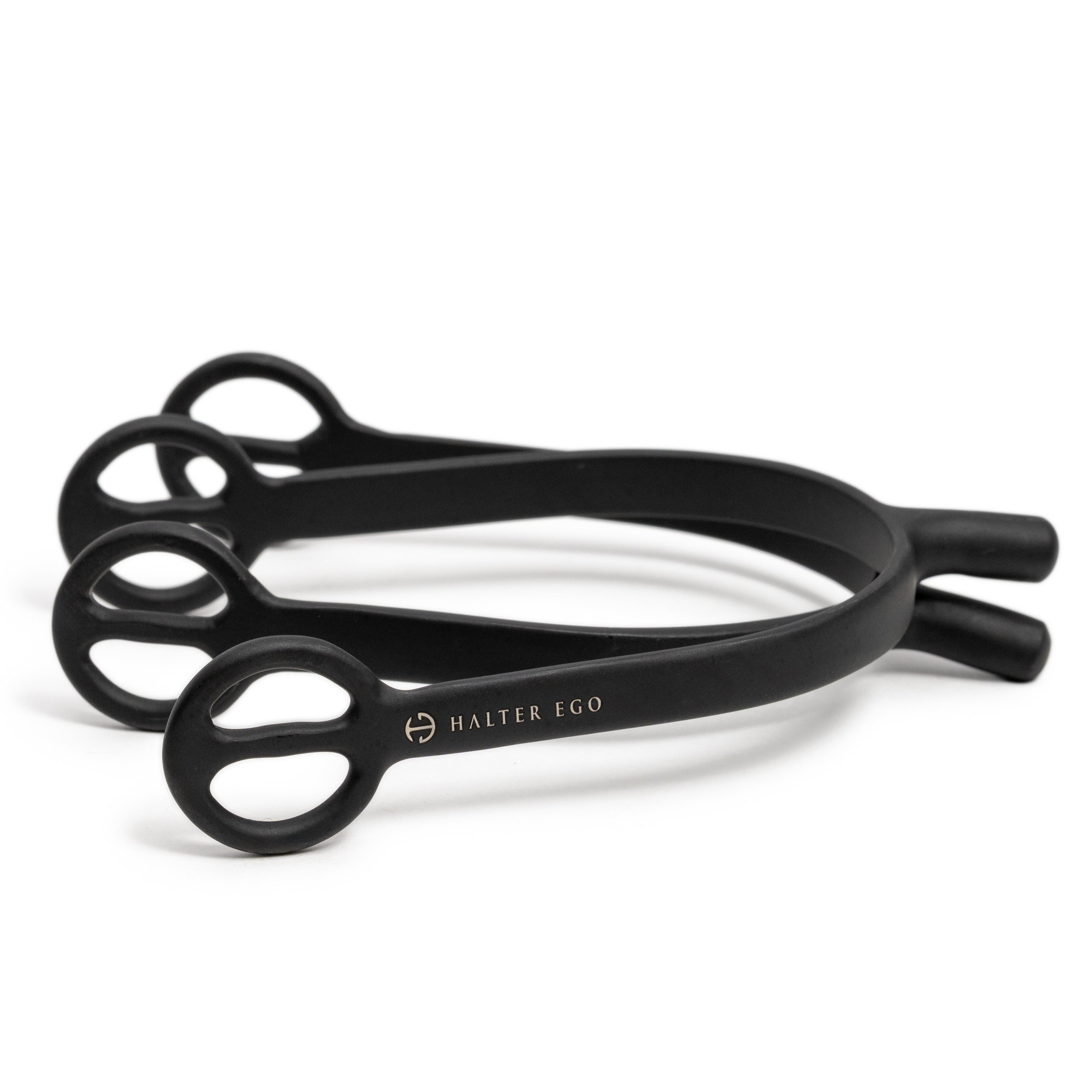 Halter Ego® Matte Black Spurs - Short Shank - Halter Ego® - Equiluxe Tack