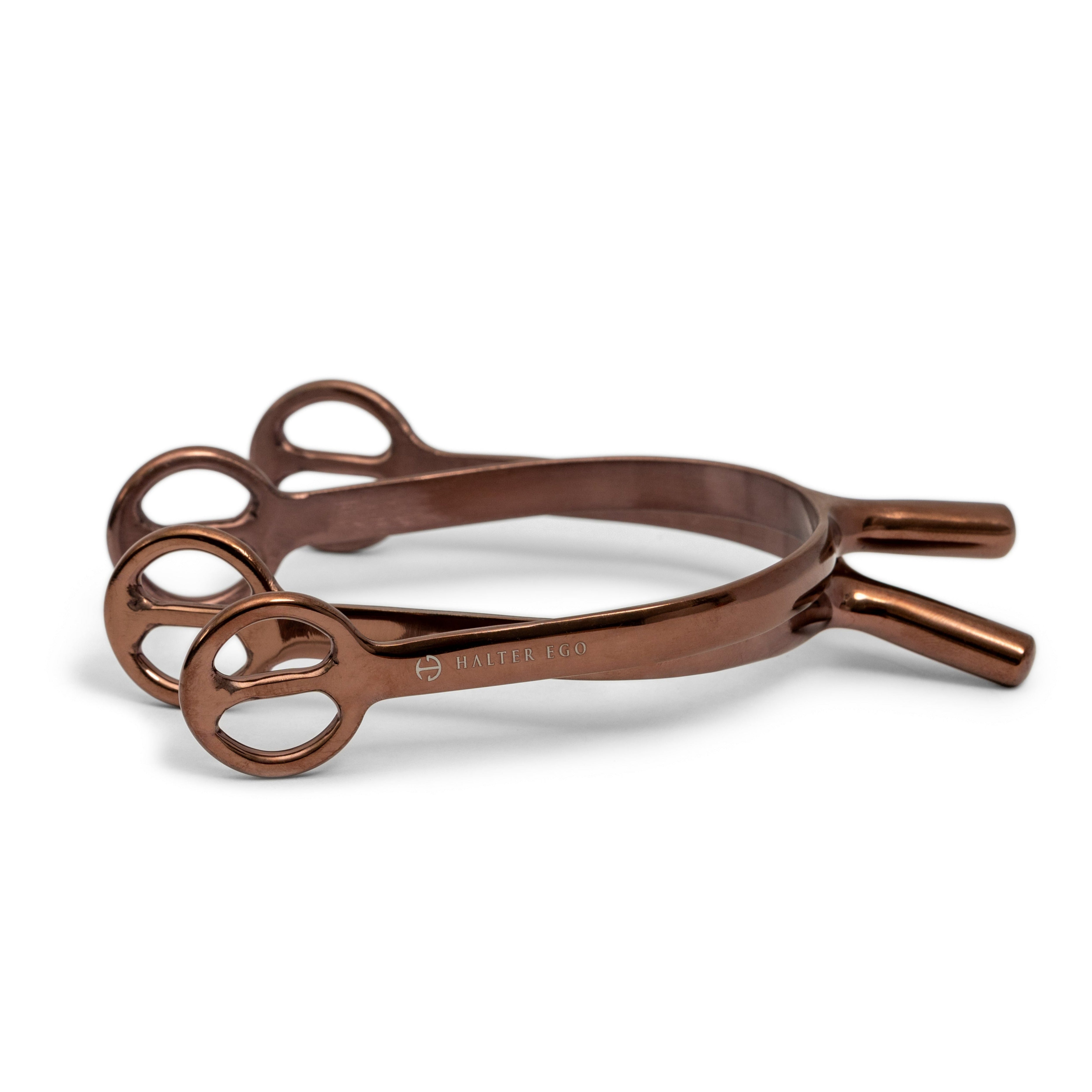 Halter Ego Metallic Bronze Spurs - Long Shank - Halter Ego® - Equiluxe Tack