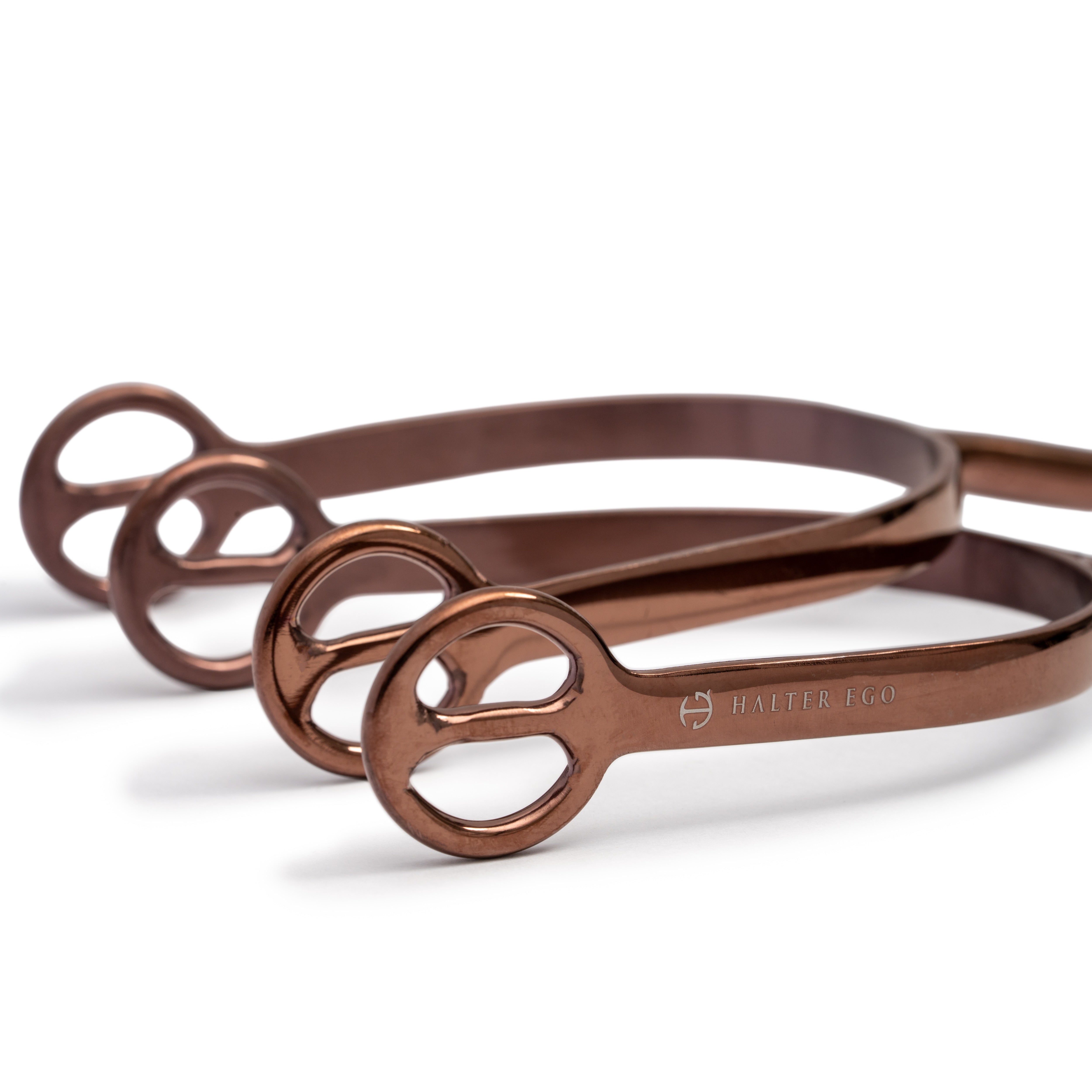 Halter Ego Metallic Bronze Spurs - Long Shank - Halter Ego® - Equiluxe Tack