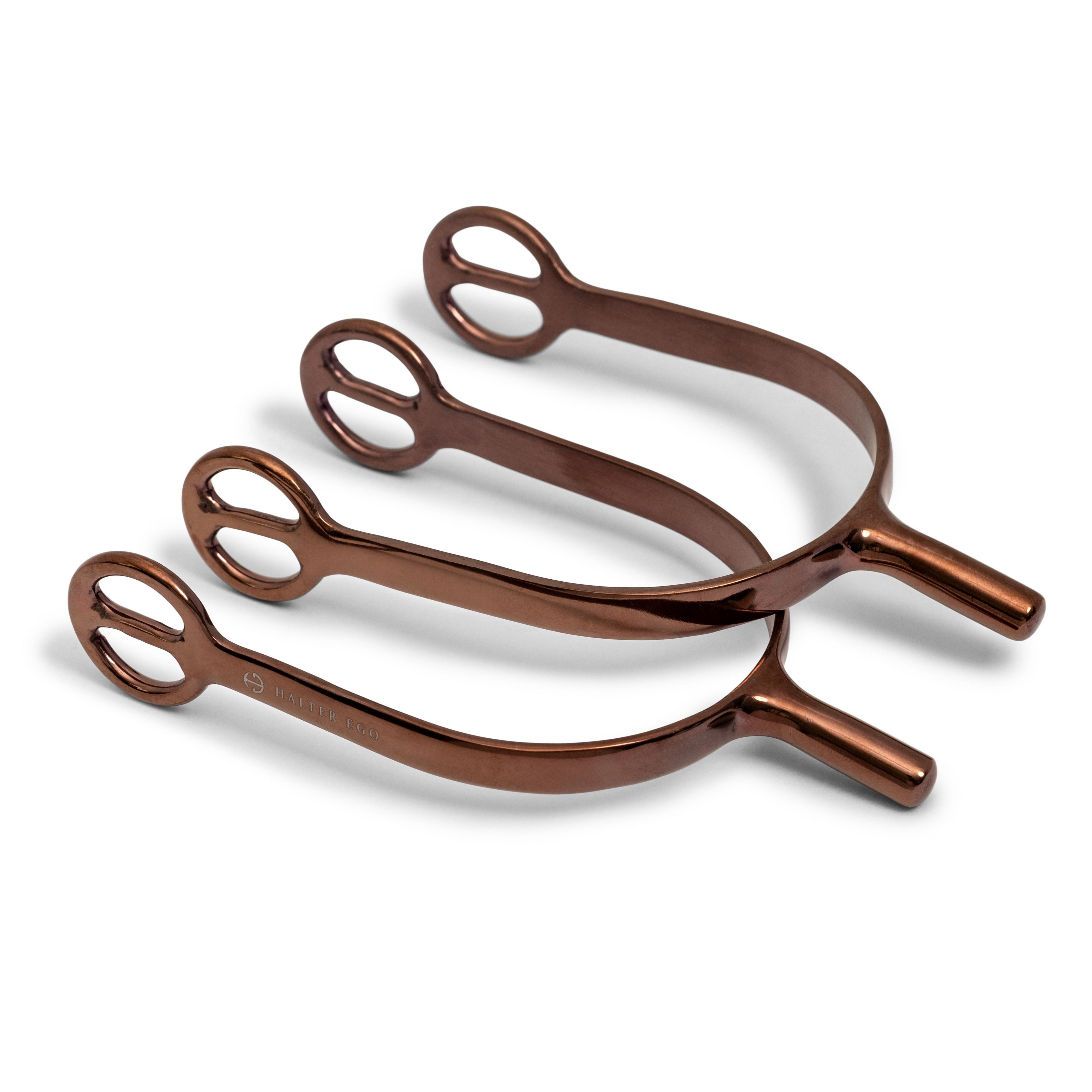 Halter Ego Metallic Bronze Spurs - Long Shank - Halter Ego® - Equiluxe Tack