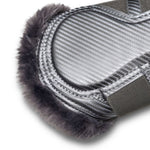 Halter Ego Metallics Collection: Carbon Tech Brushing Boots - Platinum - Halter Ego® - Equiluxe Tack