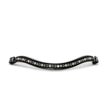 Halter Ego Mont Blanc Black Patent Double Bridle With White Padding - Equiluxe Tack
