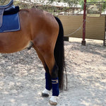 Halter Ego Navy & Gold Fleece Bandages - Halter Ego® - Equiluxe Tack