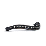 Halter Ego Ocala Black Patent Leather Snaffle Bridle With Removable Flash - Equiluxe Tack