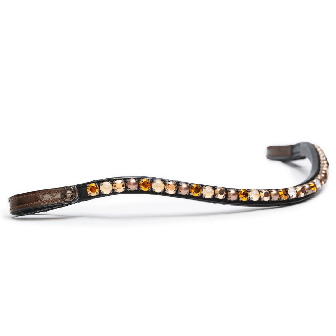 Halter Ego Orange County - Crystal Slimline Browband with Snaps - Halter Ego® - Equiluxe Tack