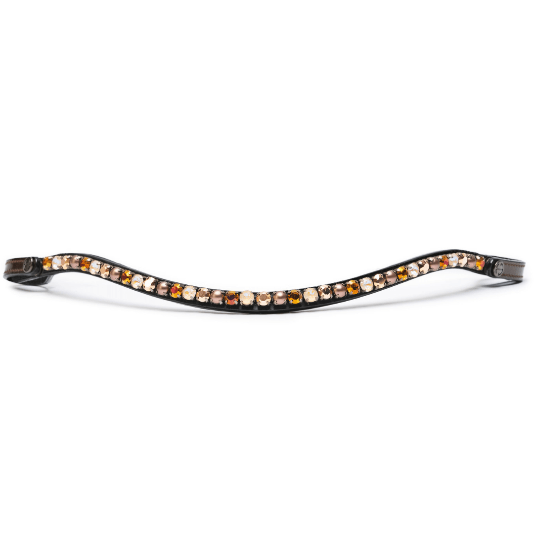 Halter Ego Orange County - Crystal Slimline Browband with Snaps - Halter Ego® - Equiluxe Tack